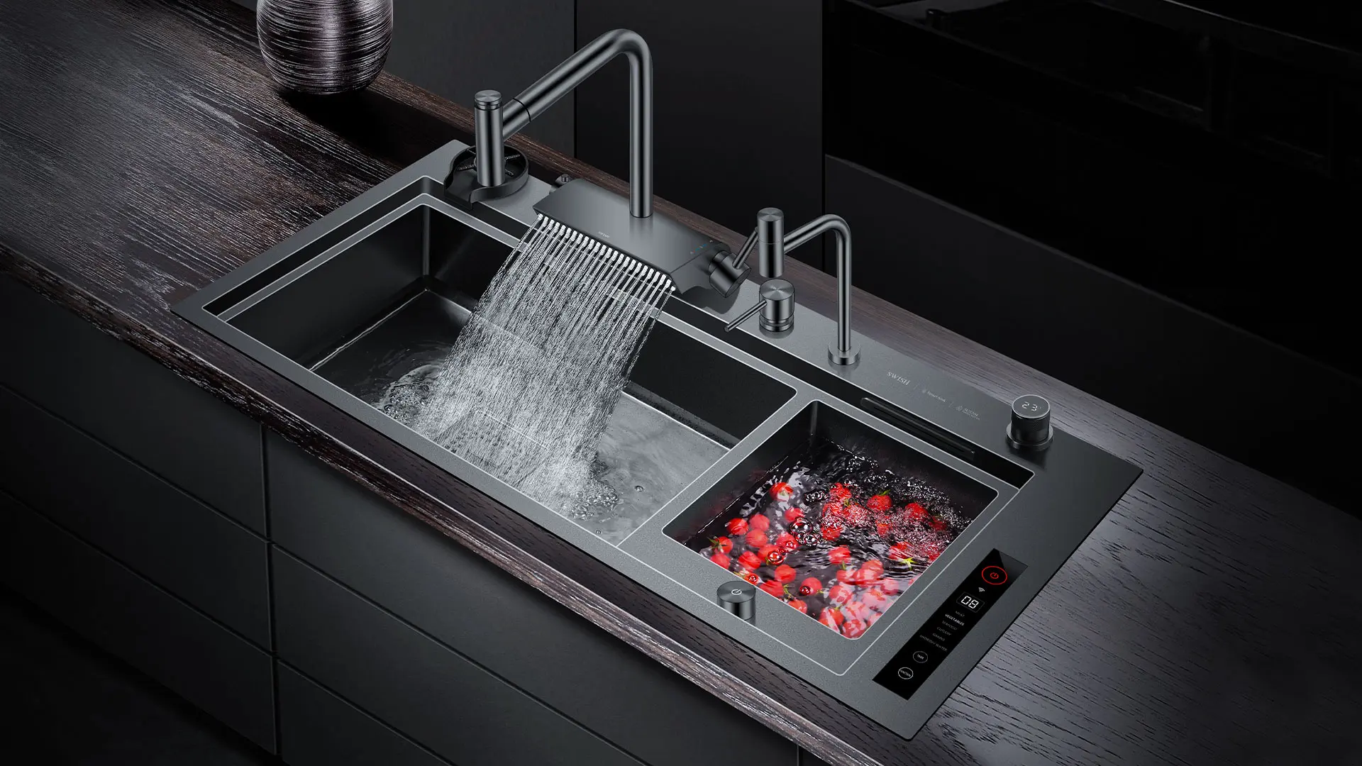 Explore the Future of Kitchen Convenience with the SWISH Smart Sink