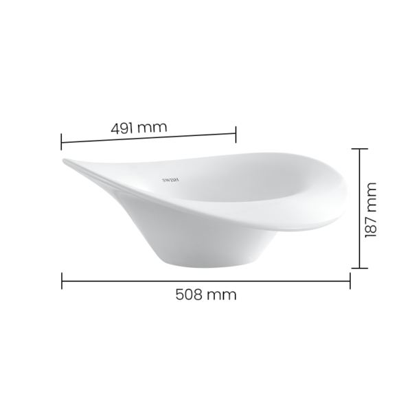 CB 0100130-00 SWISH Art Basin - Image 2