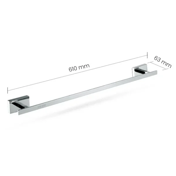 02112 SWISH Privado Towel Rail - Image 2