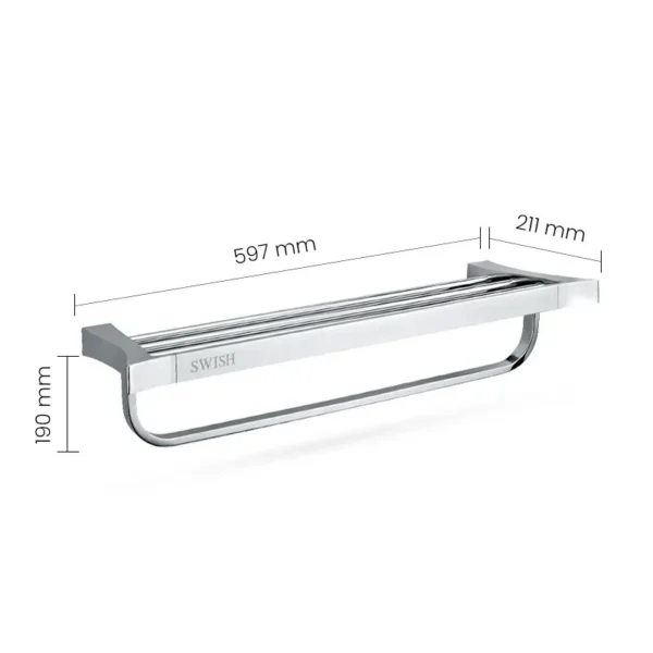 07416 SWISH Prato Towel Rack - Image 2