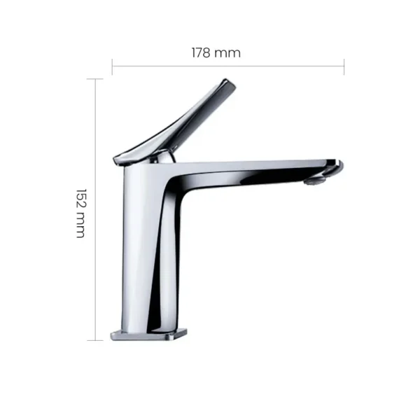 21277 SWISH Basin Mixer - Image 2