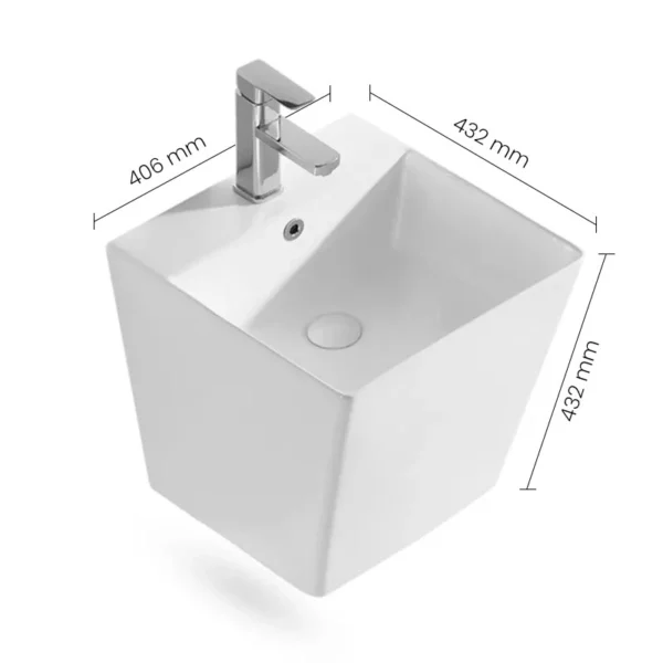 6400 WH SWISH Wall Hung Basin - Image 2