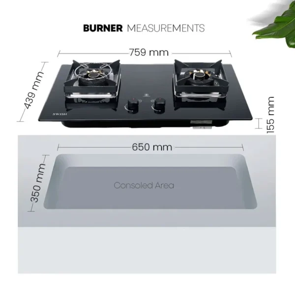 B326 SWISH Kitchen Burner - Image 3