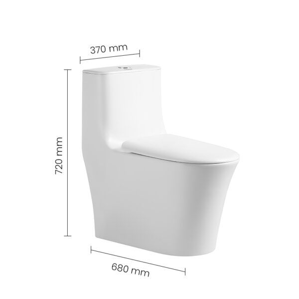 WC 0100151-00 SWISH Commode - Image 2