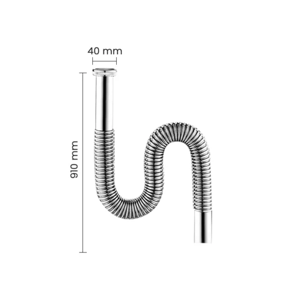 FP 0100111-00 SWISH Flexi Waste Pipe - Image 2