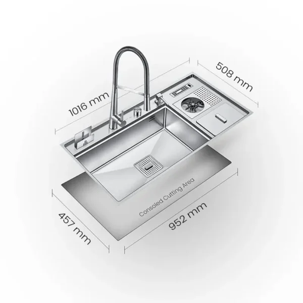 M2039SC-H SWISH Multifunctional Sink - Image 3