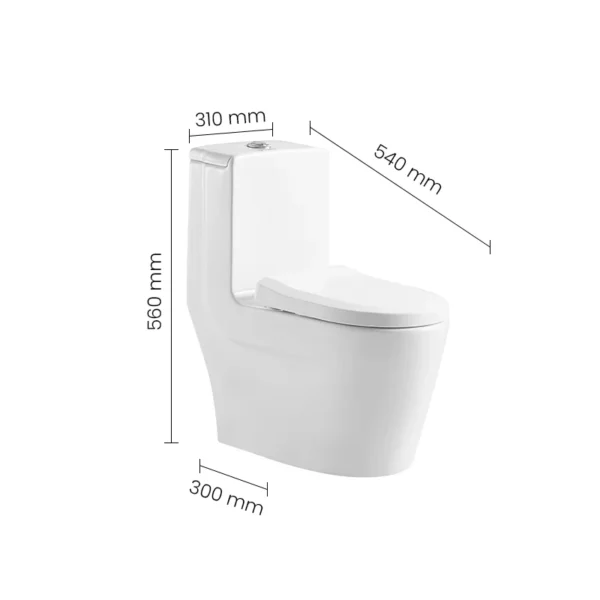WC 0100150-00 SWISH Commode - Image 2