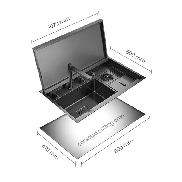 Stylux - KS 0100112-82 SWISH Multifunctional Sink - Image 2