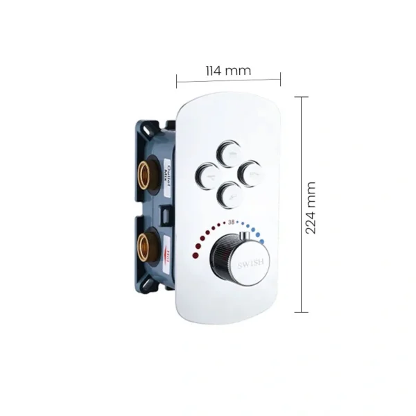 SM 0578113-00 SWISH Platino Shower Mixer - Image 2