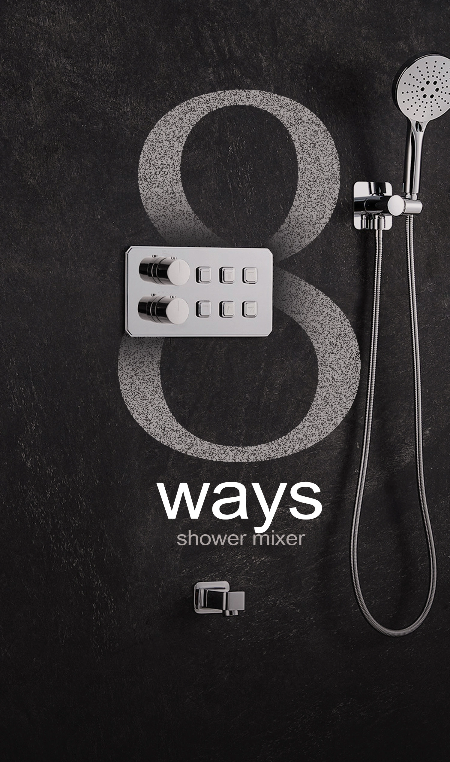 SM 0600128-00 SWISH Shower Mixer 25 Product Media