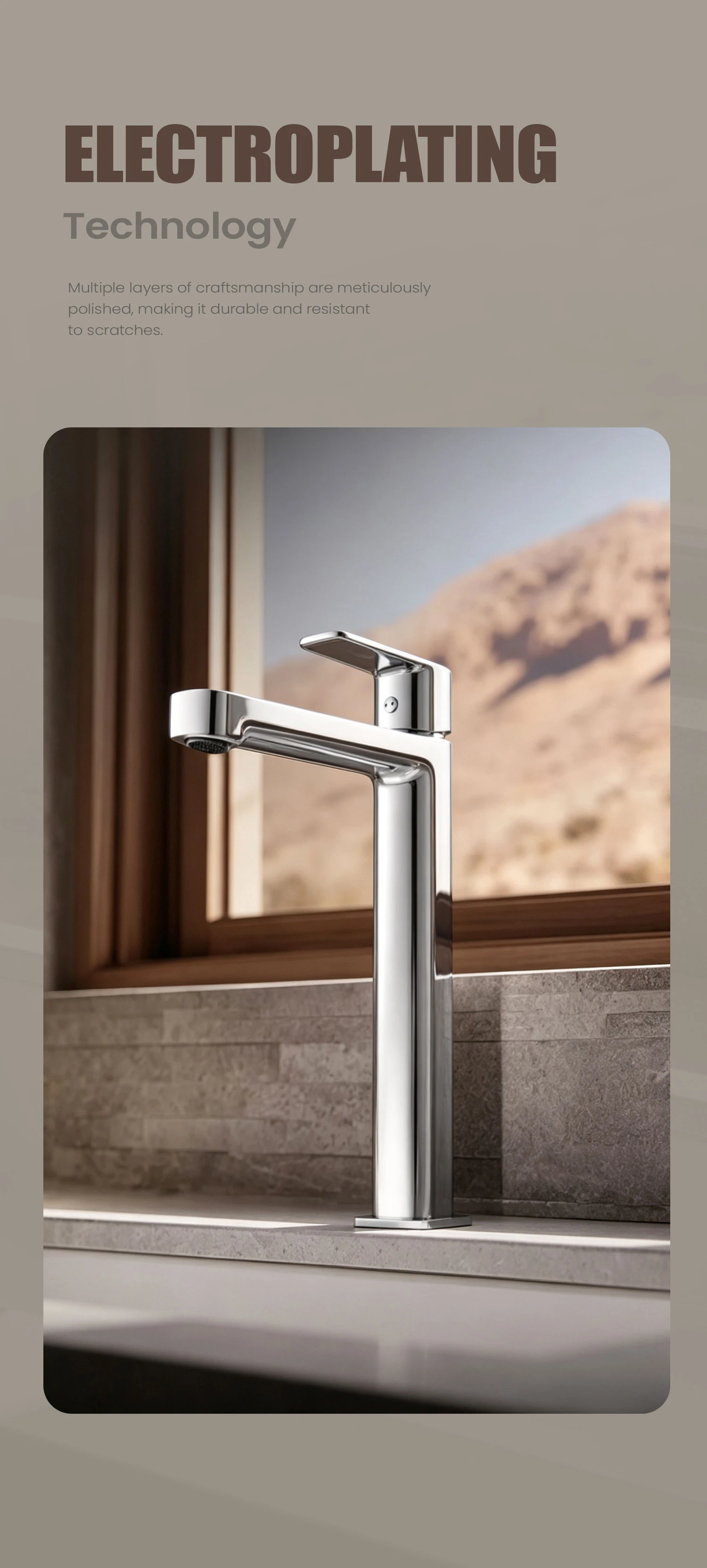 BF 0100137-00 SWISH Long Basin Mixer Storytelling Image