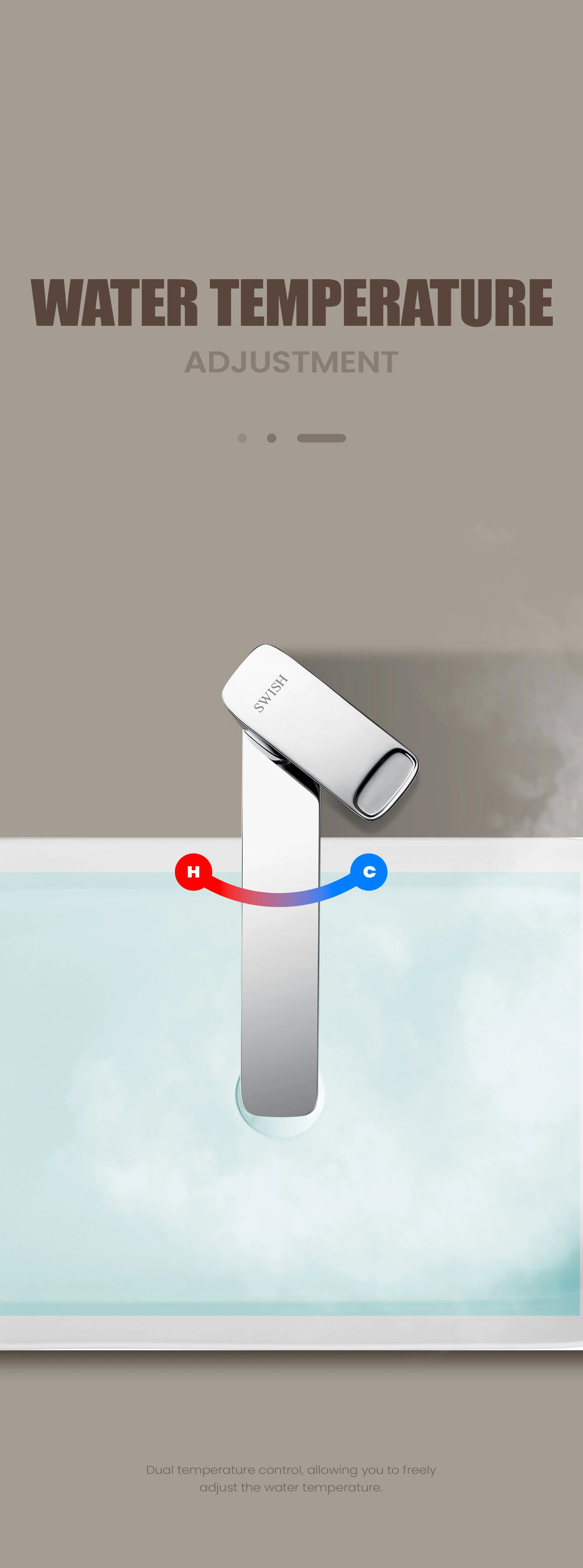 BF 0100137-00 SWISH Long Basin Mixer Storytelling Image