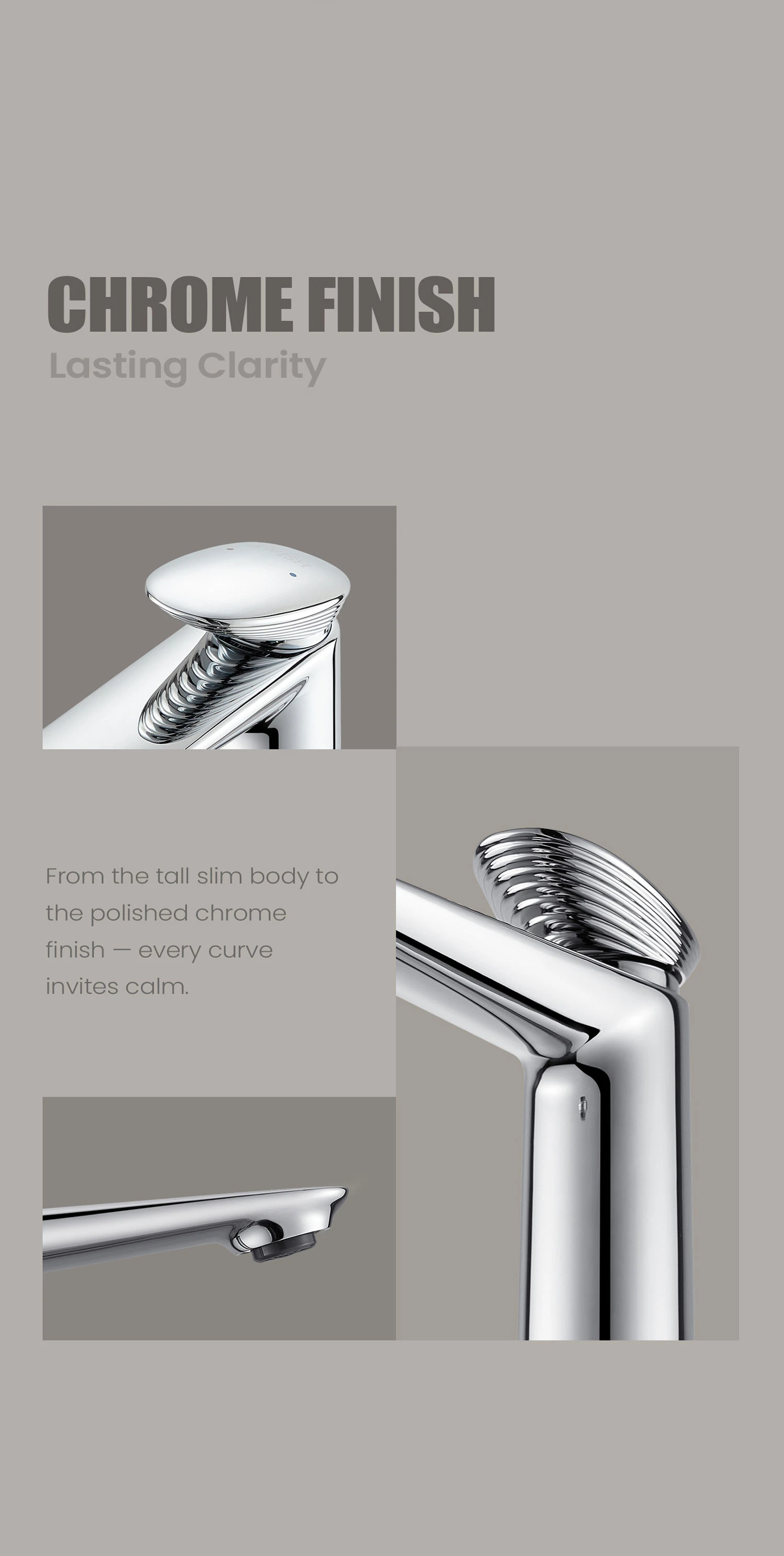 BF 0100139-00 SWISH Long Basin Mixer Storytelling Image