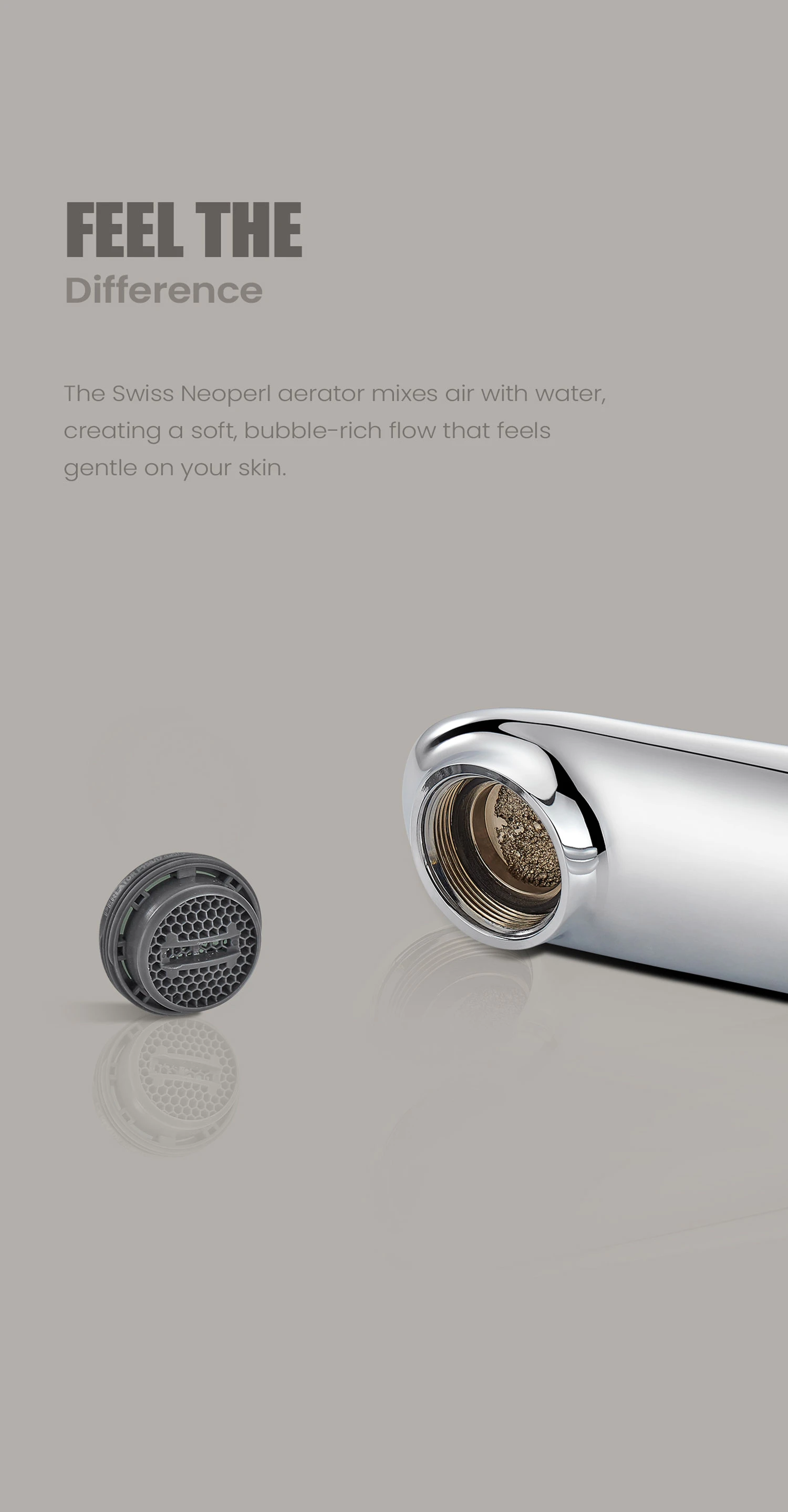 BF 0100139-00 SWISH Long Basin Mixer Storytelling Image