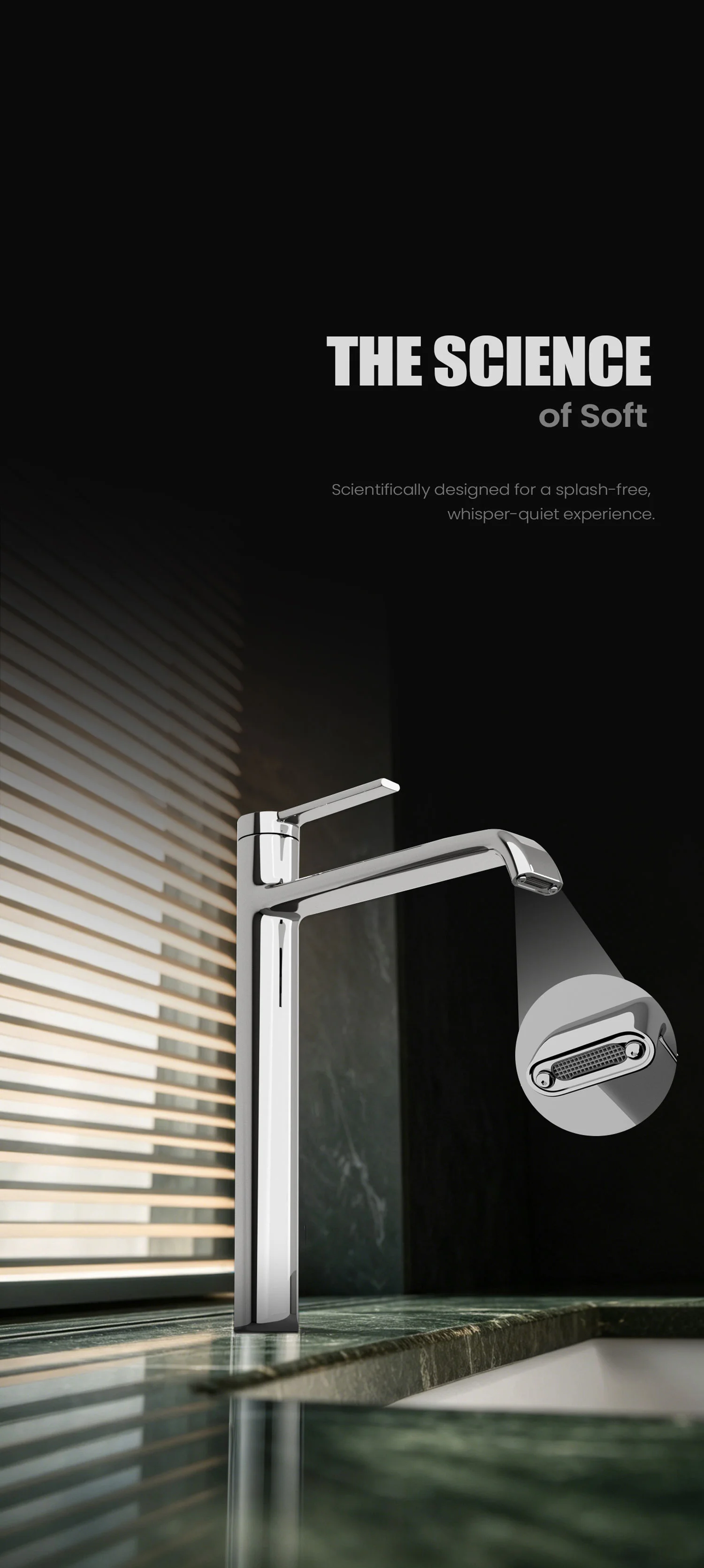 BF 0100141-00 SWISH Long Basin Mixer Storytelling Image