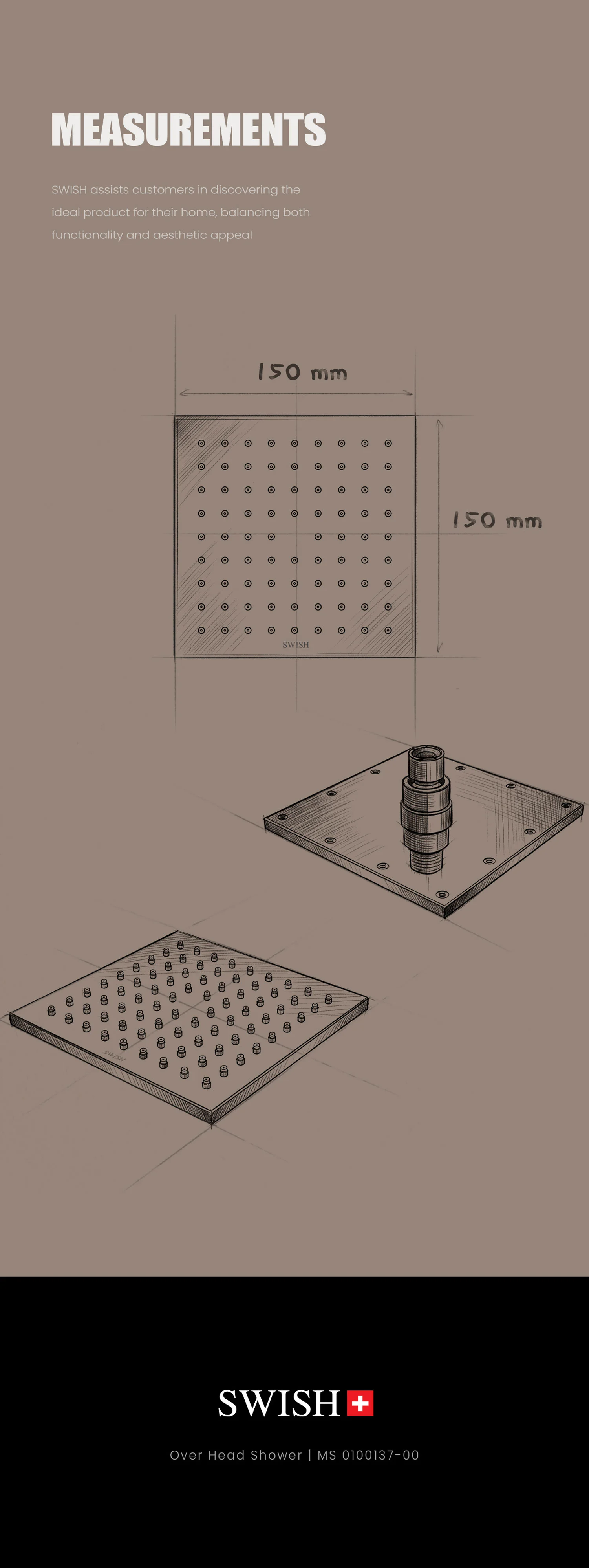MS 0100137-00 SWISH Overhead Shower Storytelling Image