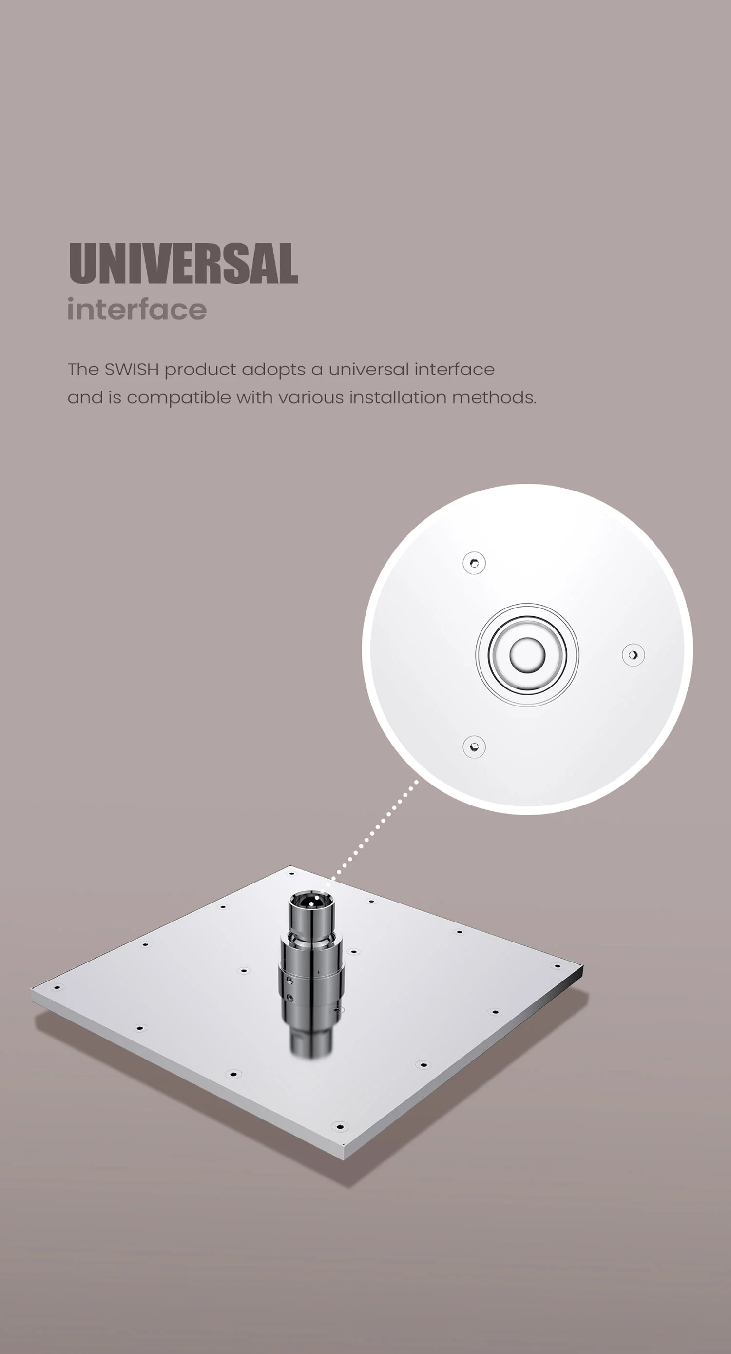 MS 0100138-00 SWISH Overhead Shower Storytelling Image