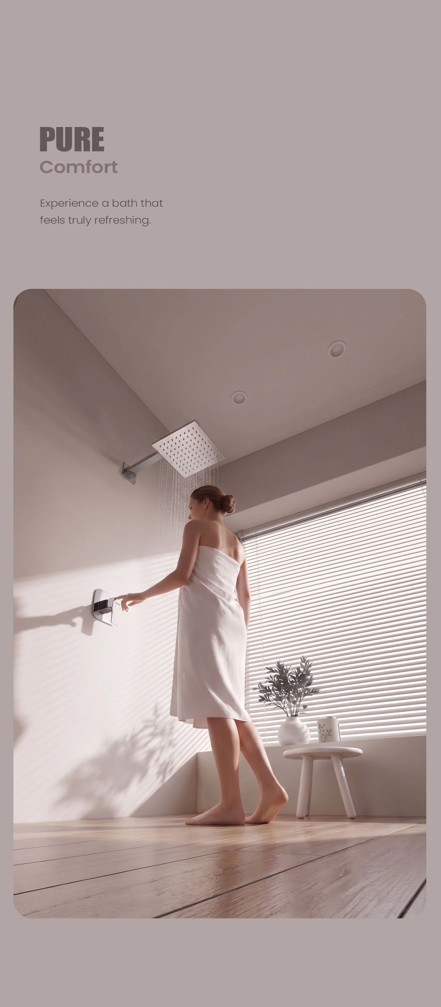 MS 0100138-00 SWISH Overhead Shower Storytelling Image