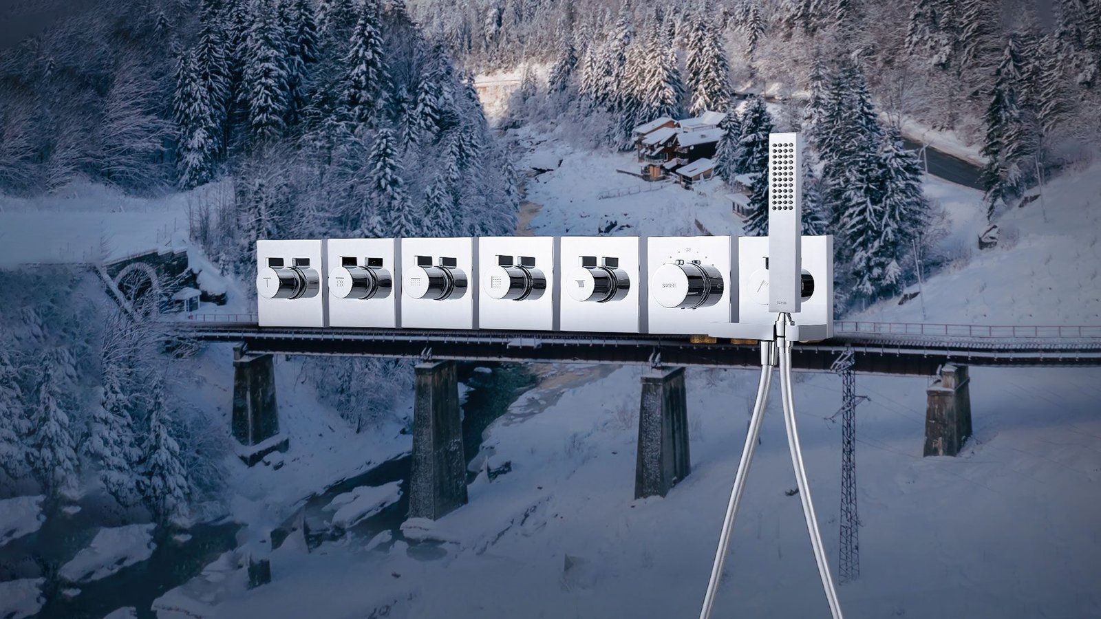 The SM-0600130-00 SWISH 8-Way Shower Mixer 01